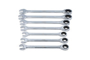 Laser Ratchet Ring Combination Spanner Set 20 - 32mm - 7pc Laser - Town Tools