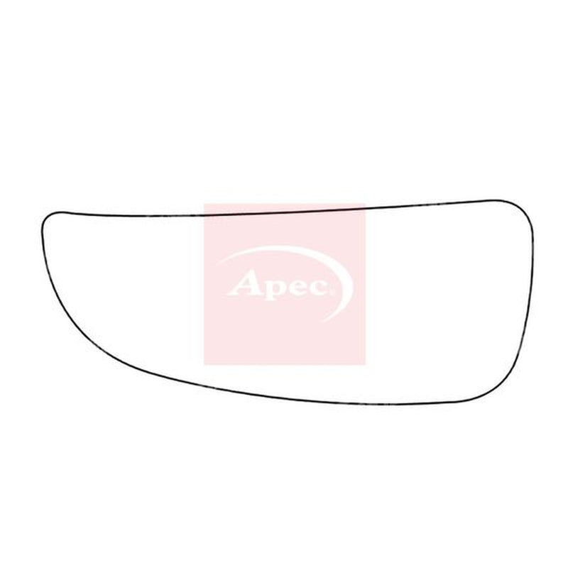 Apec Exterior Wing Mirror Glass Left fits Citroën Relay III 2006-2023