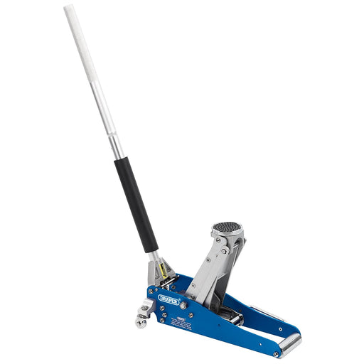 Draper Aluminium Low Profile Trolley Jack, 1.25 Tonne 31242 Draper - Dynamic Drive