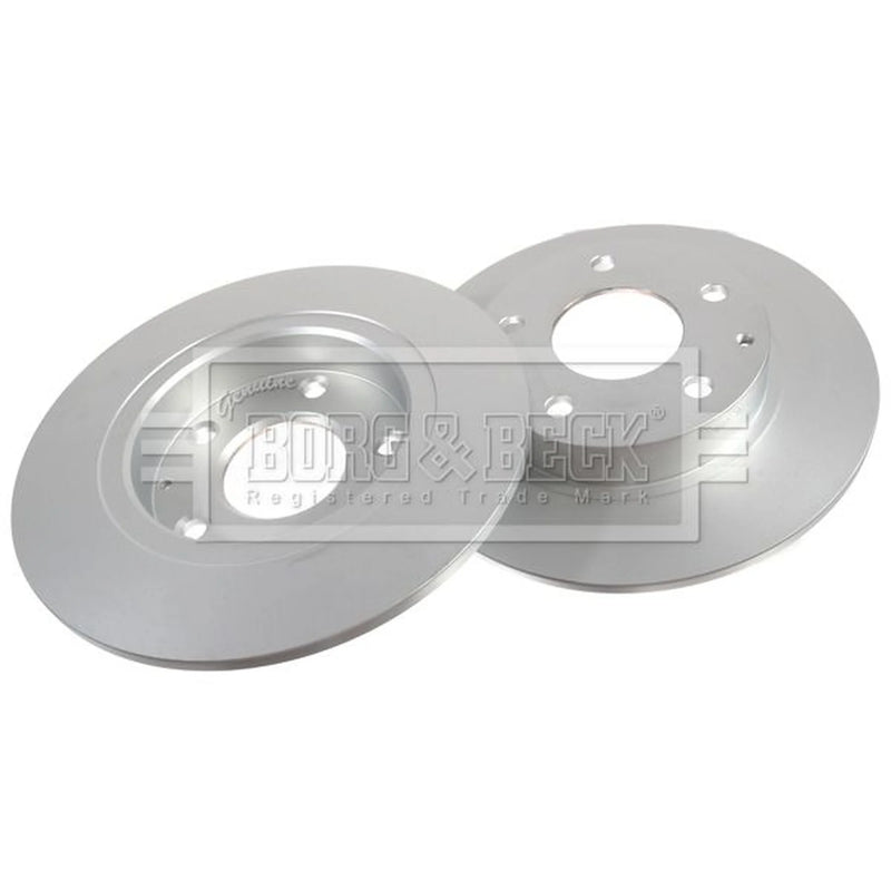 Borg & Beck Rear Brake Solid Discs & Pads fits Mazda 3 2013-2019 1.5 2.0 2.2