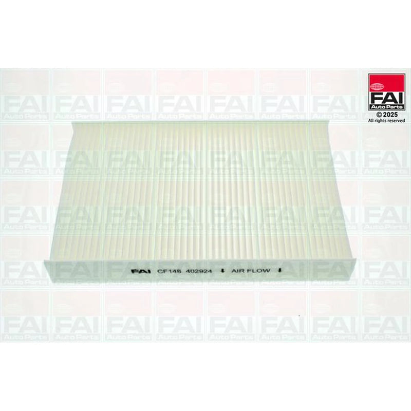 FAI Cabin Air Filter (Pollen Filter) fits Nissan Juke 2010-2019 1.2 1.5 1.6