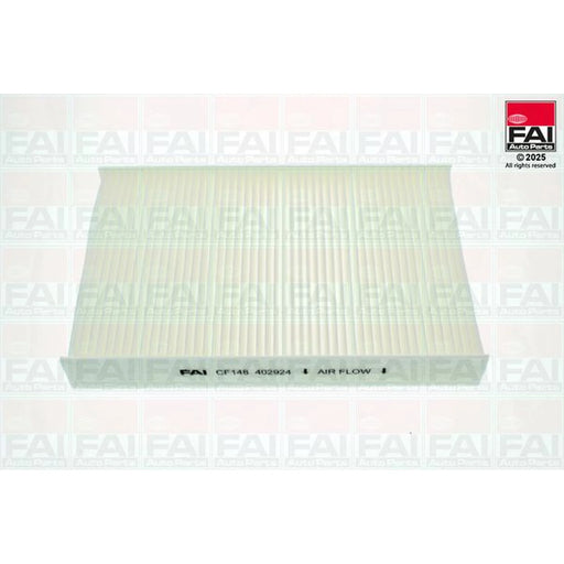 FAI Cabin Air Filter (Pollen Filter) fits Nissan Juke 2010-2019 1.2 1.5 1.6