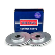 Borg & Beck Front & Rear Brake Discs & Pads fits Opel Astra J Hatchback