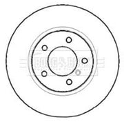 Borg & Beck Front Vented & Rear Vented Brake Discs & Pads fits BMW 5 2007-2010