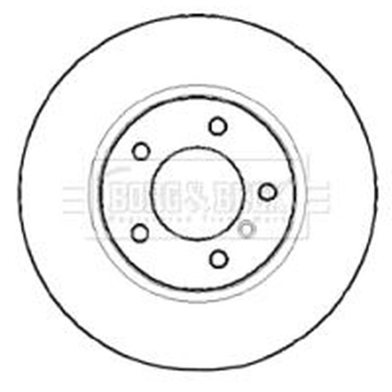 Borg & Beck Front Vented & Rear Vented Brake Discs & Pads fits BMW 5 2007-2010