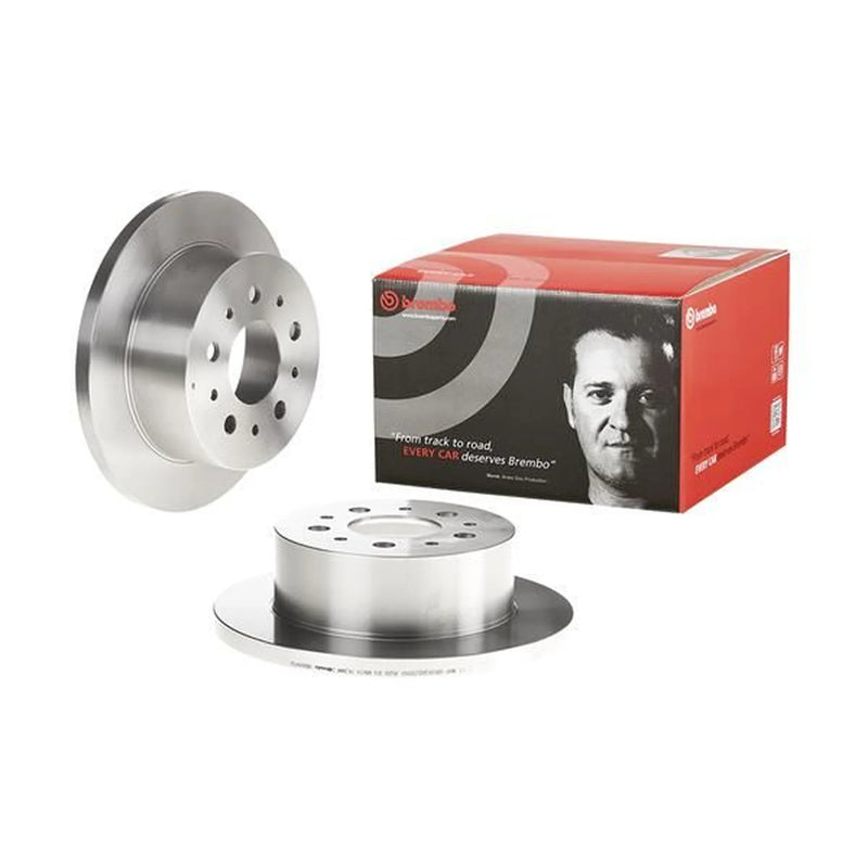 Brembo 2 x Solid Rear Brake Discs 08.8094.50-x2
