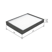 Bosch Cabin Air Filter (Pollen Filter) fits Suzuki Grand Vitara I 1998-2005