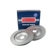 Borg & Beck 2 x Vented Rear Brake Discs BBD5577