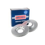 Borg & Beck Front Brake Discs & Pads fits Carbodies Fx Fairway 1987-1996 2.7