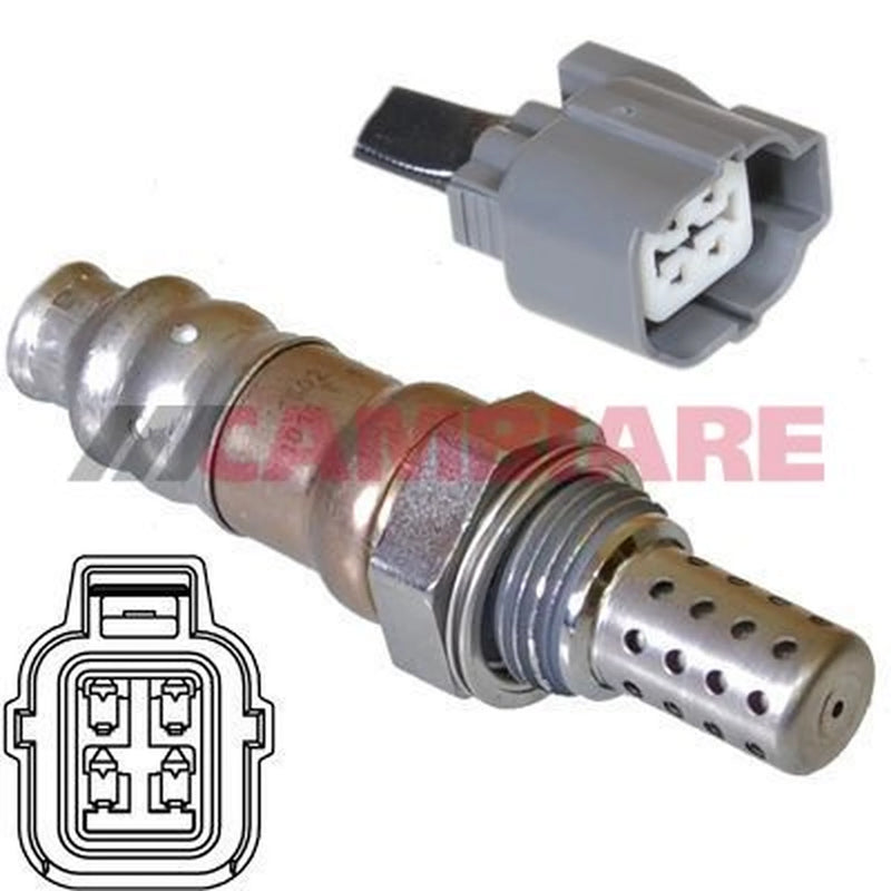 Cambiare O2 Lambda Oxygen Sensor after catalytic converter fits Honda Jazz II