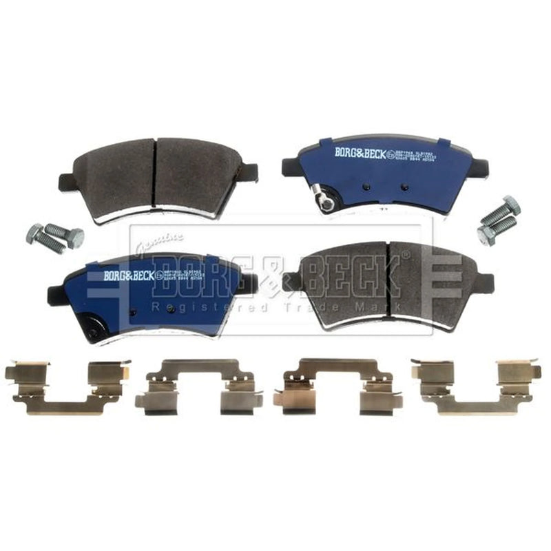 Borg & Beck Front & Rear Brake Discs & Pads fits Suzuki SX4 2006-2015 1.5 1.6
