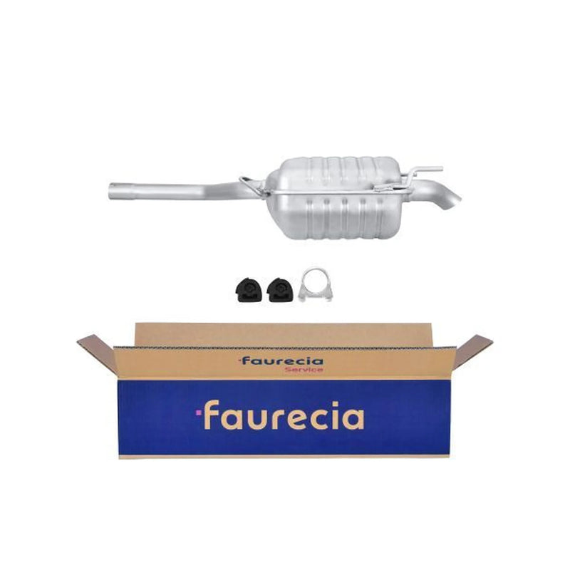 Hella End Silencer Rear fits Mercedes-Benz C-Class 1993-2000 202.125