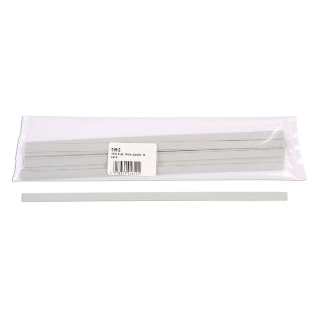 Power-Tec TPO Flat Plastic Strips 10mm 15pc 91612 Power-Tec - Dynamic Drive