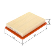 Bosch Engine Air Filter fits Mercedes-Benz S-Class 1991-1998