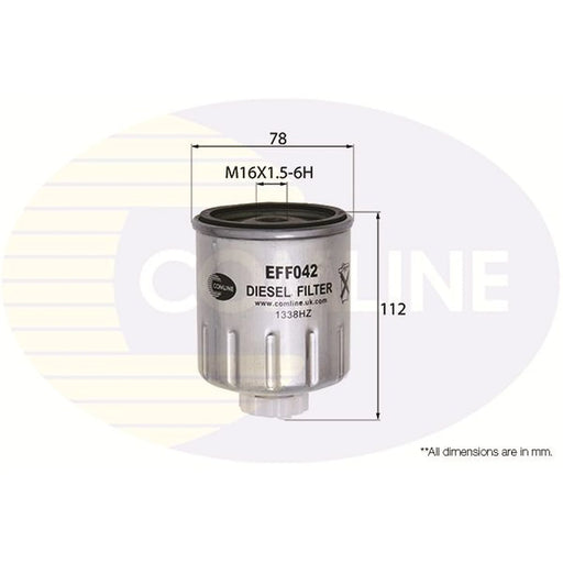 Comline Fuel Filter Element fits Mitsubishi Carisma 1996-2000 1.9