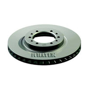 Juratek Front Brake Vented Discs & Pads fits Mitsubishi L200 2001-2007 2.5 3.0