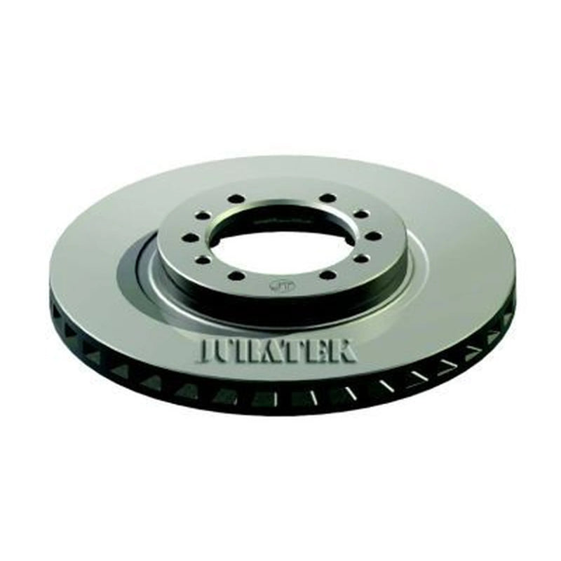 Juratek Front Brake Vented Discs & Pads fits Mitsubishi L200 2001-2007 2.5 3.0