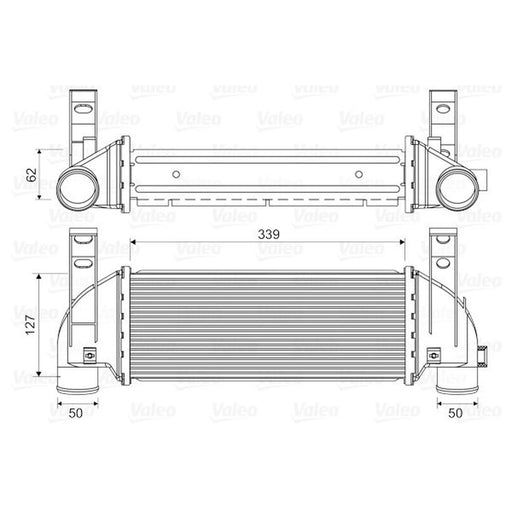Valeo Intercooler (Charge Air Cooler) 818353
