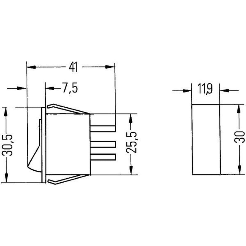 Hella Electrical Switch