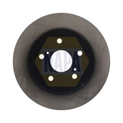 NAPA 2 x Solid Rear Brake Discs NBD5844-x2