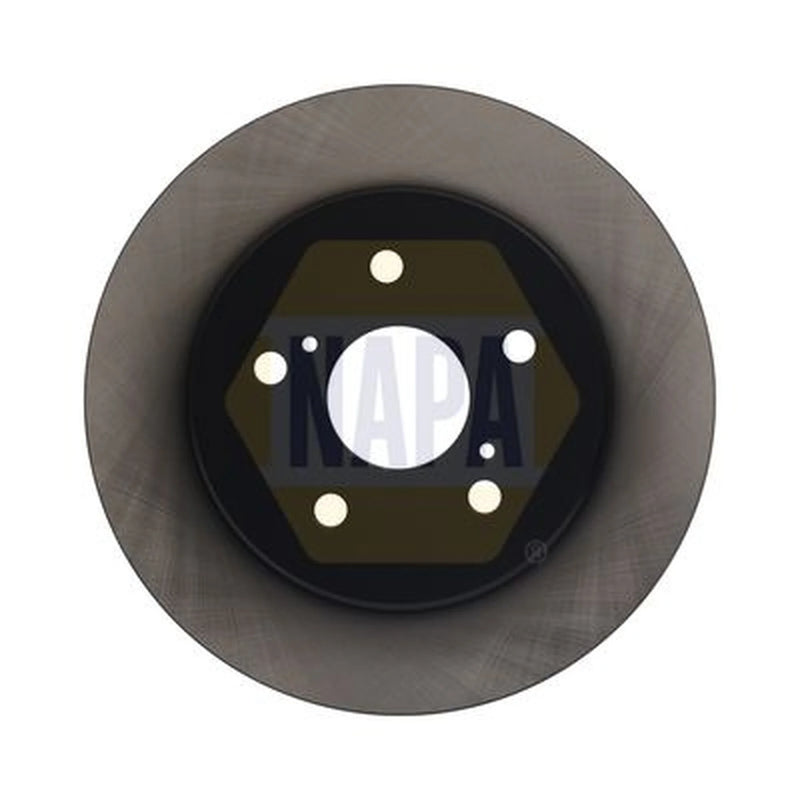 NAPA 2 x Solid Rear Brake Discs NBD5844-x2