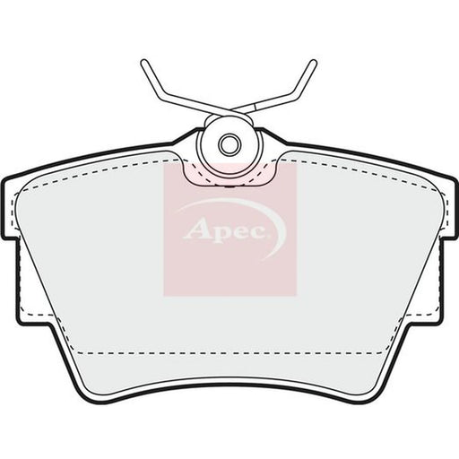 Apec Rear Brake Pad Set PAD1089
