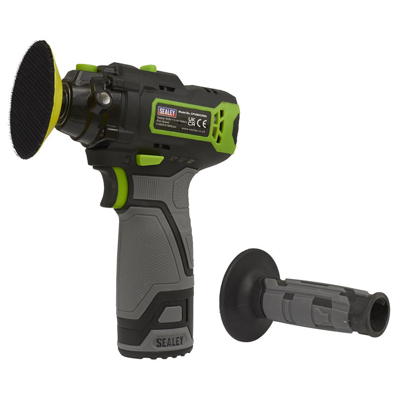 Sealey Cordless Polisher75mm 10.8V SV10.8 Series Body Only CP108VCPBO Sealey - Dynamic Drive