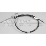 First Line Handbrake Cable Left Rear fits Toyota Rav 4 2000-2005 2.0