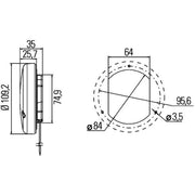 Hella Direction Indicator Light Front