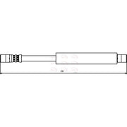 Apec Brake Hydraulic Hose Line Rear Left HOS3269