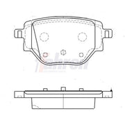 Fahren Rear Brake Pad Set FBP3953