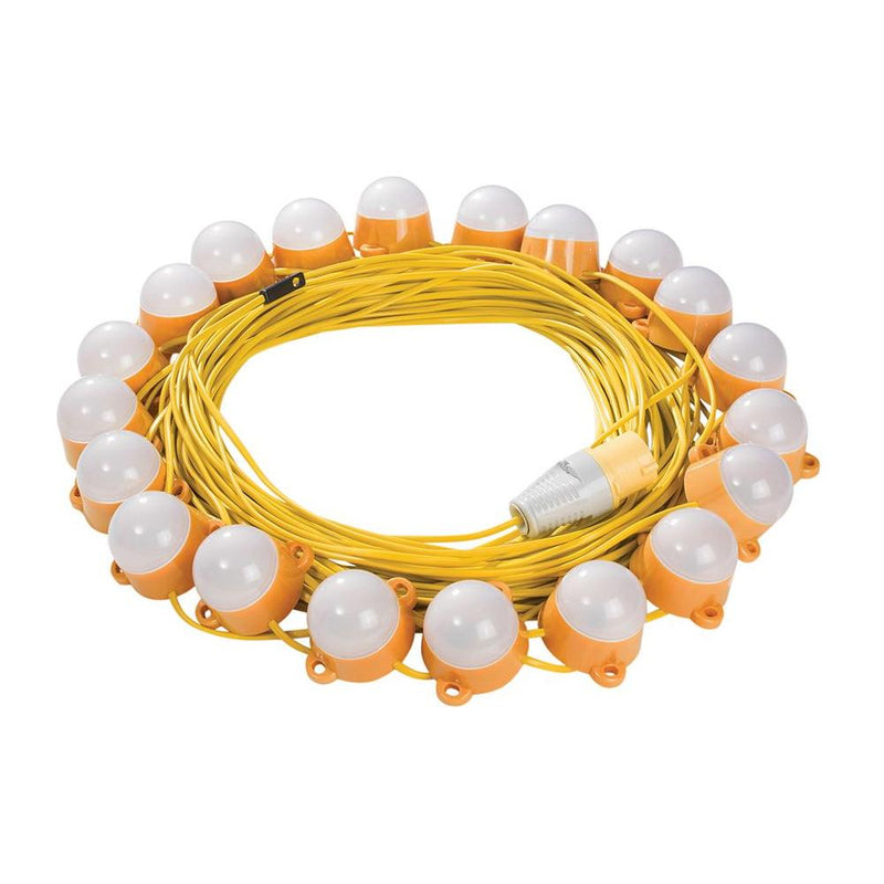 Defender 100W LED Encapsulated Festoon String Lights 50m 110V Defender - Dynamic Drive