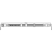 Juratek Brake Hydraulic Hose Line Right JBH1066
