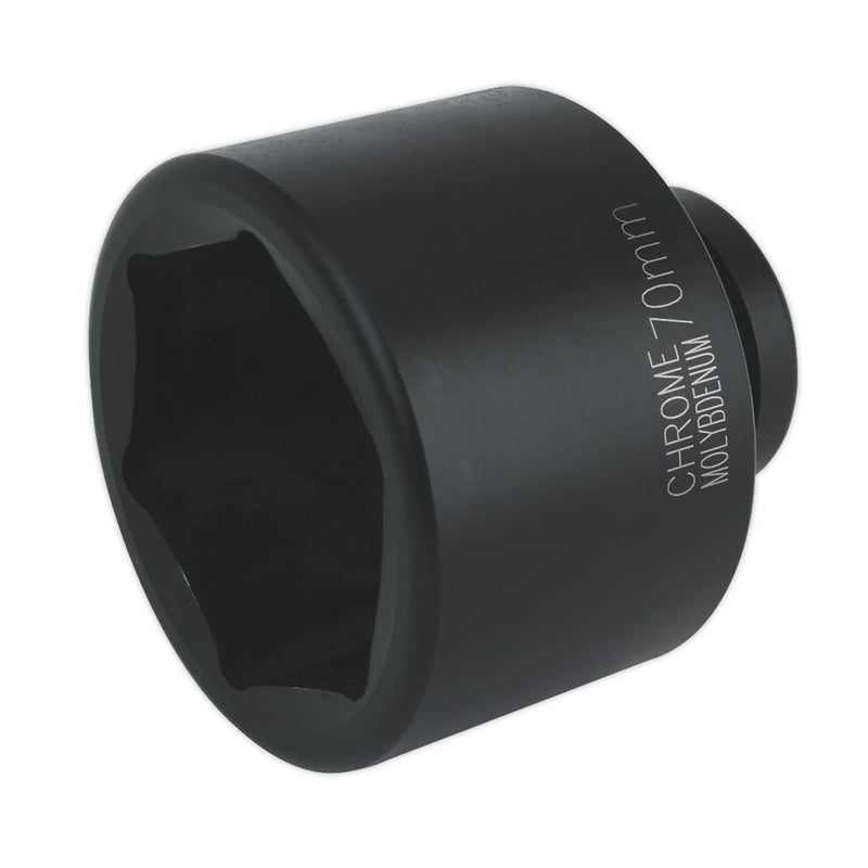 Sealey Impact Socket 70mm 1"Sq Drive IS170 Sealey - Dynamic Drive