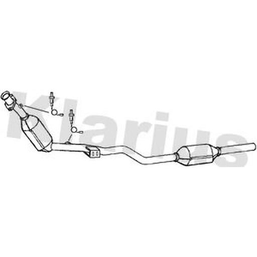 Klarius Catalyst Type Approved With Pipe fits Mercedes-Benz E-Class 1996-2002