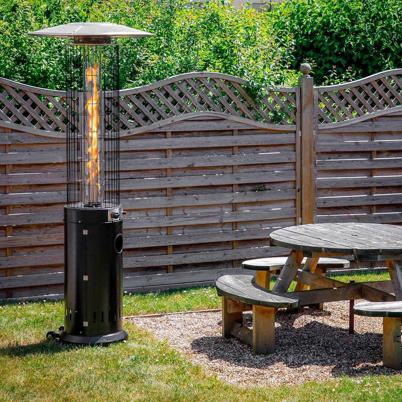 Dellonda Gas Patio Heater 13kW for Commercial & Domestic Use Black Dellonda - Dynamic Drive