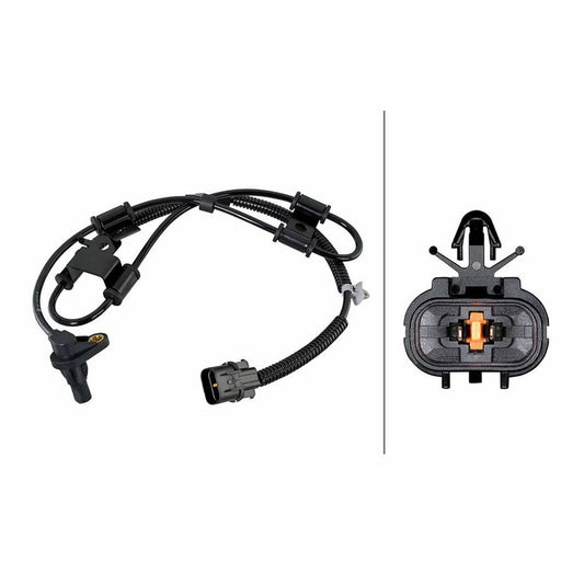 Hella ABS Wheel Speed Sensor Front fits Kia Rio II 2005-2011 1.4 1.5 1.6