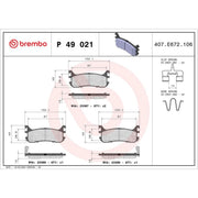 Brembo Rear Brake Solid Discs & Pads fits Mazda MX-5 1993-2005 1.6 1.8