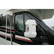Milenco Van Mirror Protectors White fits Fiat Ducato Peugeot Boxer Citroen Relay Milenco  - Dynamic Drive
