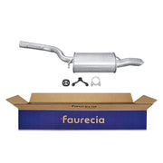 Hella End Silencer Rear fits VW Passat B6 2005-2010 1.9