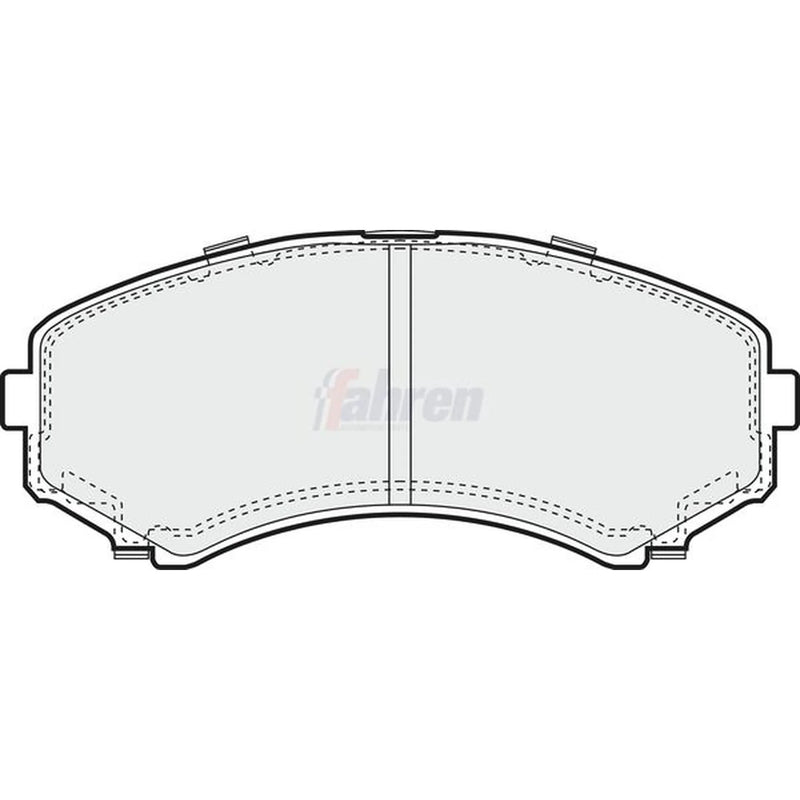 Fahren Front Brake Pad Set FBP3183