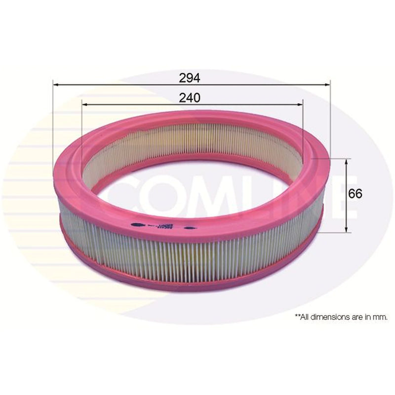 Comline Engine Air Filter fits Fiat Seicento / 600 1998-2010 1.1