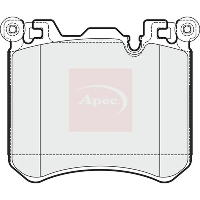 Apec Front Brake Vented Discs & Pads fits BMW X5 2013-2018
