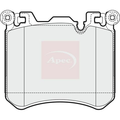 Apec Front Brake Vented Discs & Pads fits BMW X5 2013-2018