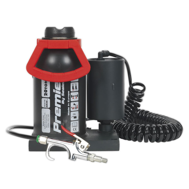 Sealey Bottle Jack 20 Tonne Manual/Air Hydraulic AM20 Sealey - Dynamic Drive
