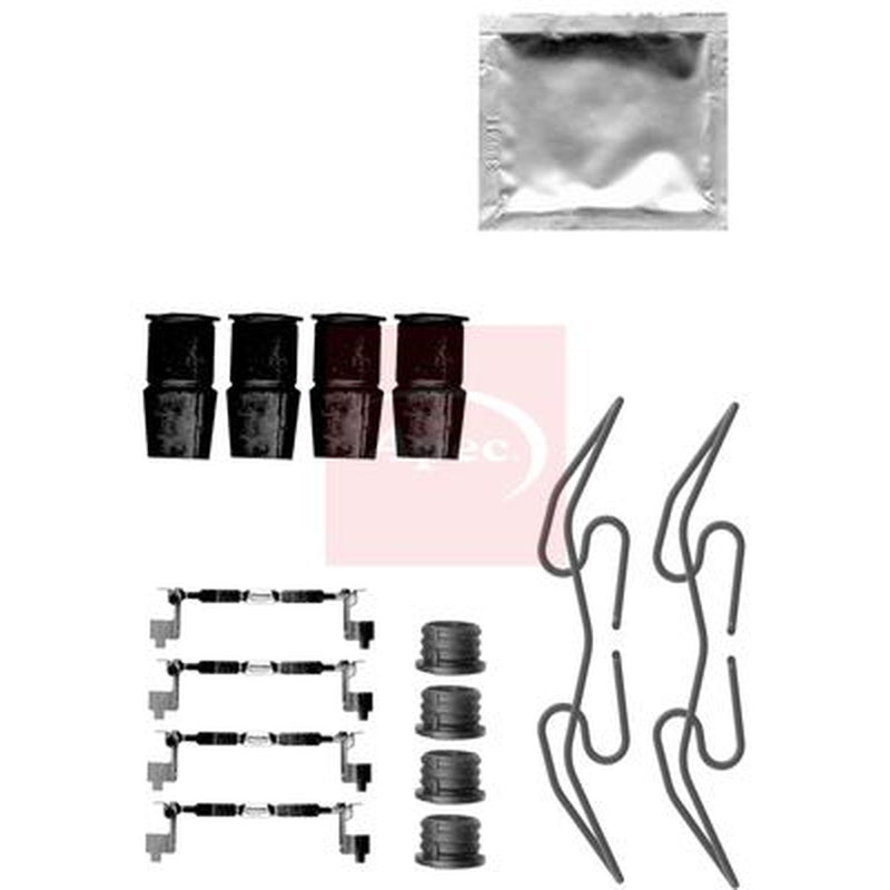 Apec Brake Pad Accessory Fitting Kit Rear fits Audi A3 2019-2021