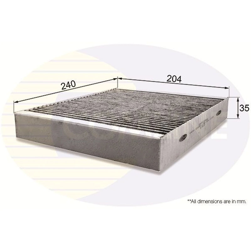 Comline Cabin Air Filter (Pollen Filter) fits Cadillac Srx 2009-2016 2.8 3.0 3.6