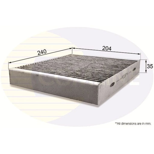 Comline Cabin Air Filter (Pollen Filter) fits Cadillac Srx 2009-2016 2.8 3.0 3.6