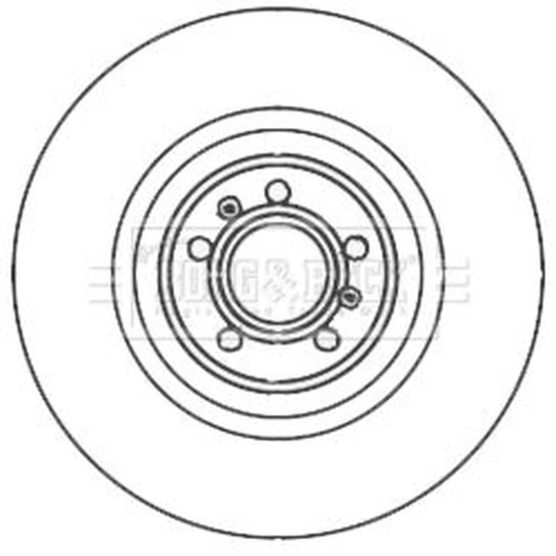Borg & Beck Front & Rear Brake Discs & Pads fits VW Phaeton 2002-2006 5.0 6.0