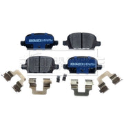 Borg & Beck Front & Rear Brake Discs & Pads fits Opel Corsa B 1999-2002 1.7